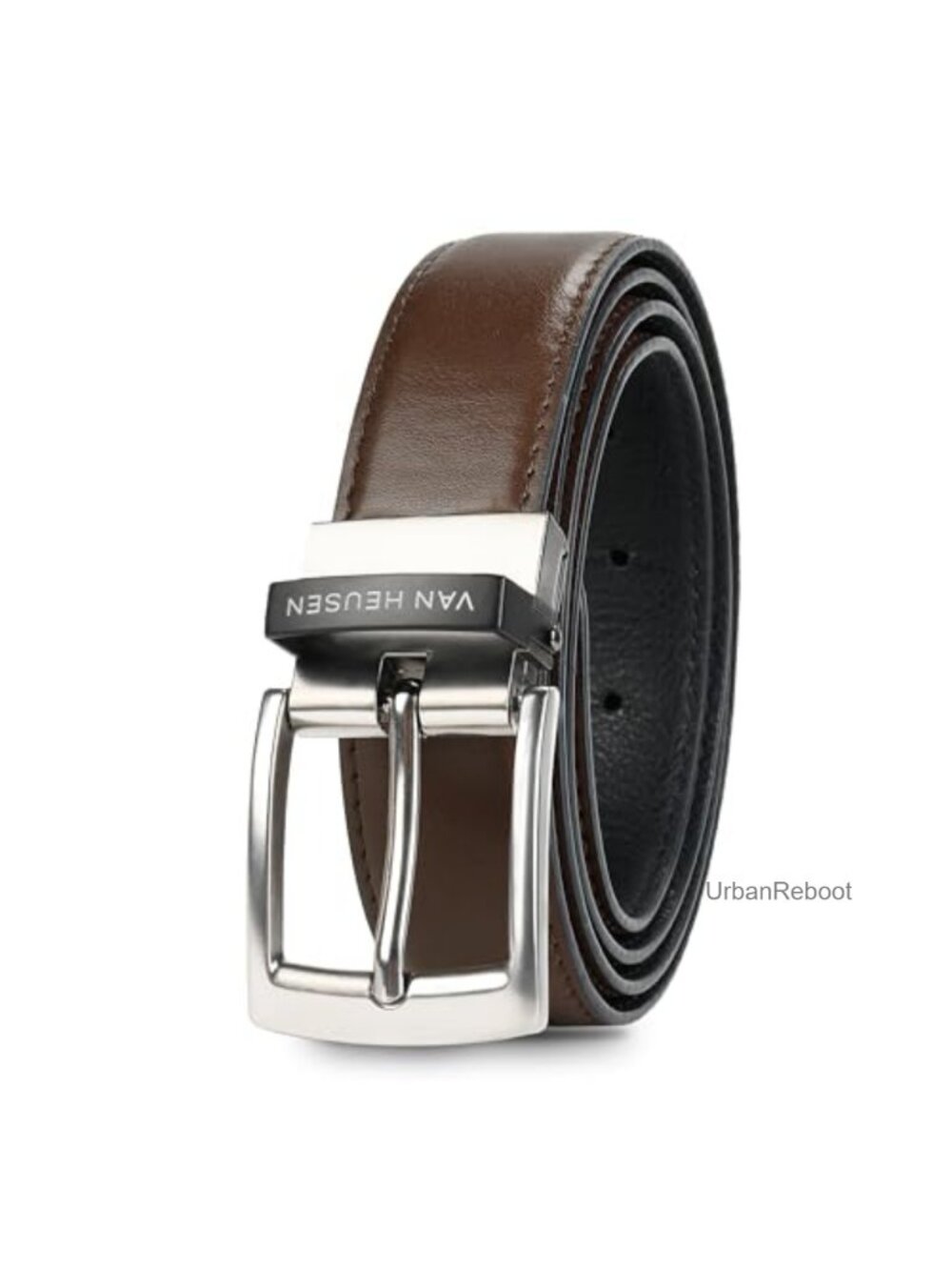 Reversible PU Leather Belt for Jeans Pants Daily Wear